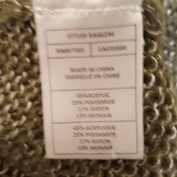 BB Dakota Pullover Sweater Brown Textured Long Sleeve Hi-Low Size Small - Picture 10 of 12